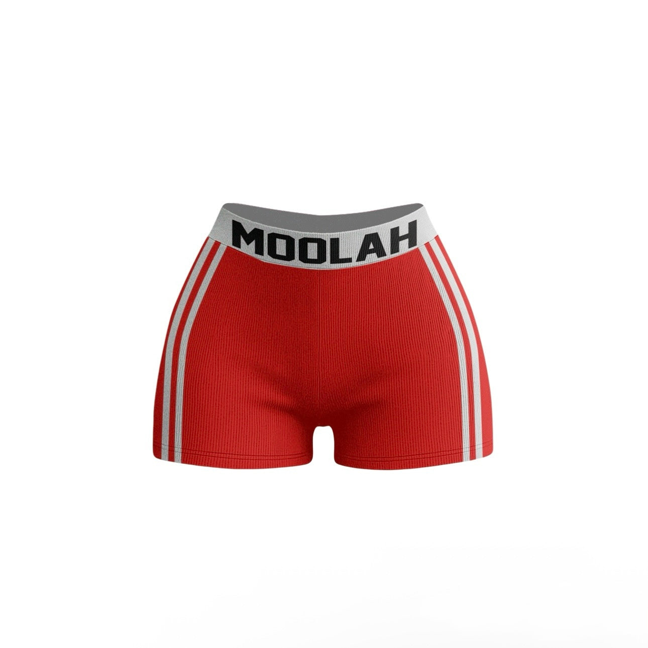 2 PIECE BIKER SHORTS (RED)