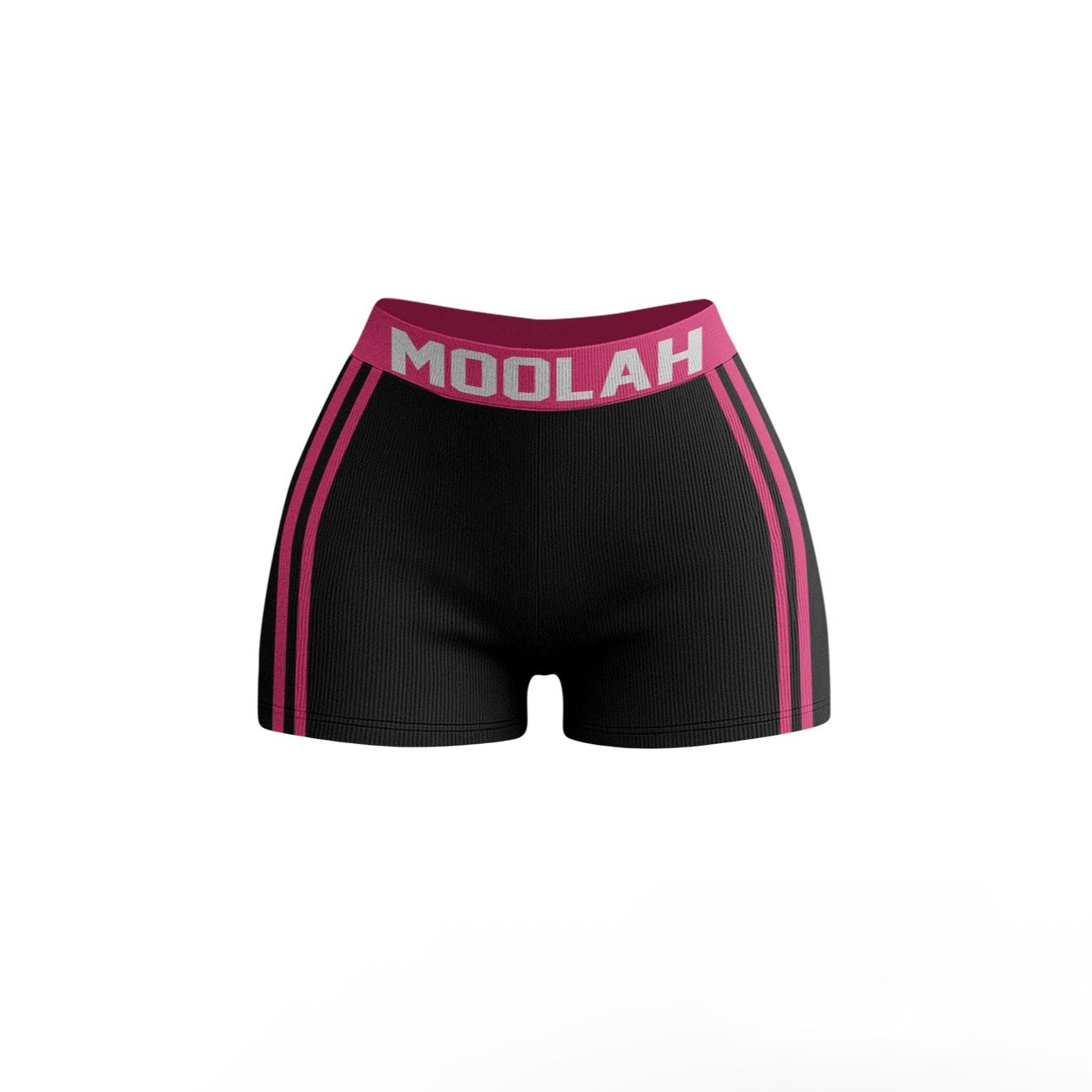 2 PIECE BIKER SHORTS (BLACK)