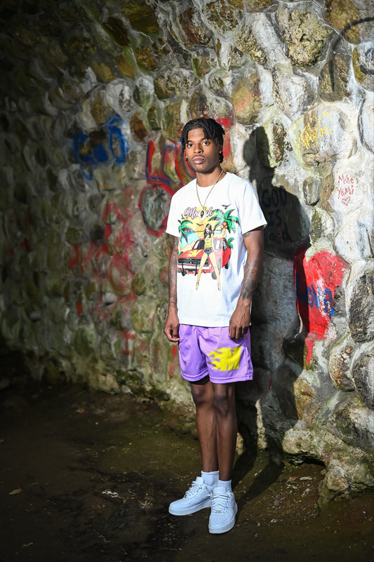 Y Summer Vibe Shorts (Purple)